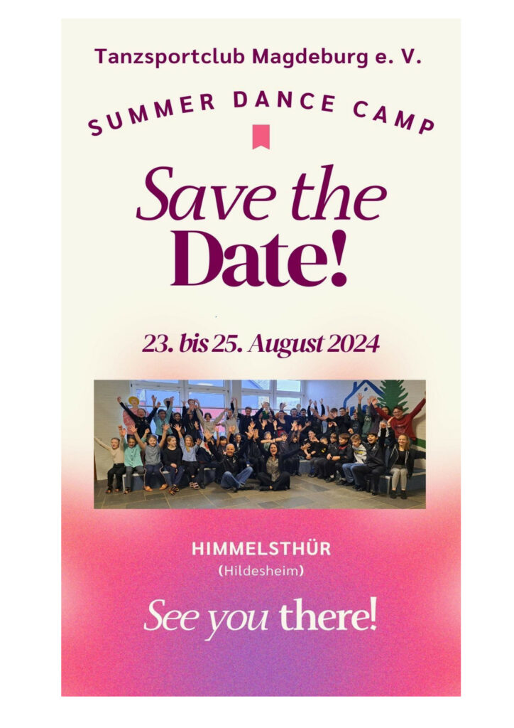 Summer Dance Camp 2024 Save the Date