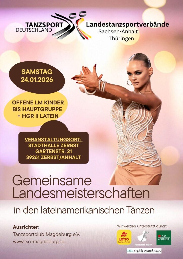 Turniertanz in Magdeburg – TSC Magdeburg Landesmeisterschaft Latein