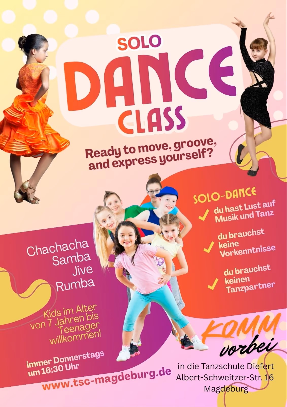 SoloDance Plakat TSC Magdeburg